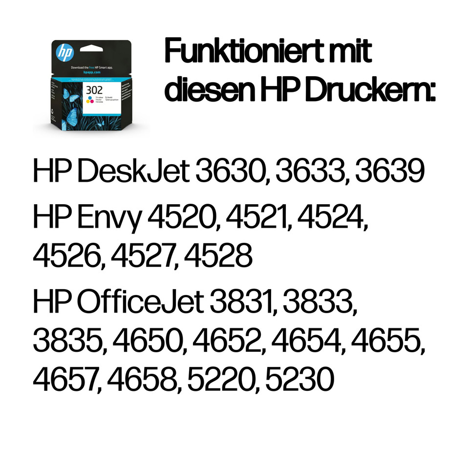 Tintenpatrone, HP, Druckerpatrone, Schwarz-Weiß?, Kassette?