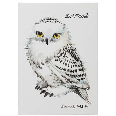 Freundebuch Eule Save me No.2 weiß PAGNA 20369-15