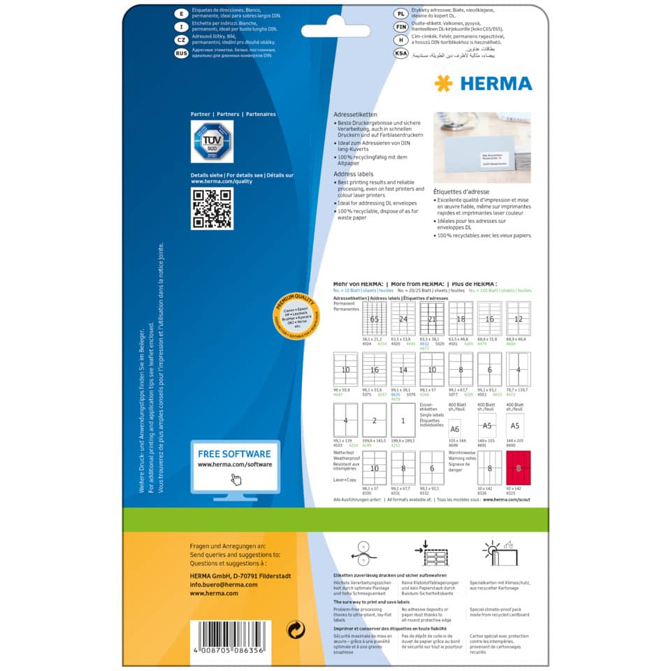 packaging, label, HDPE, blau, anleitung
