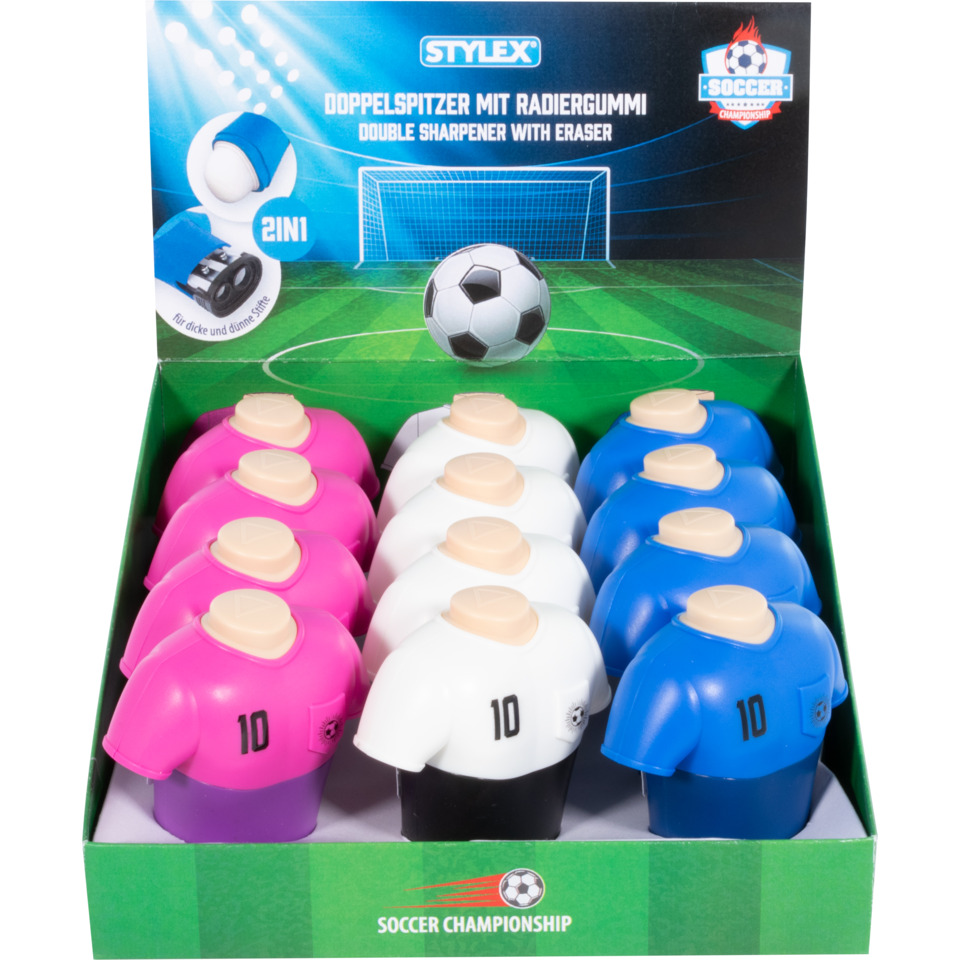 Fußballtrainer, Stoff-Flasche, Schiedsrichter-Design, Soccer-Championship, Farbset