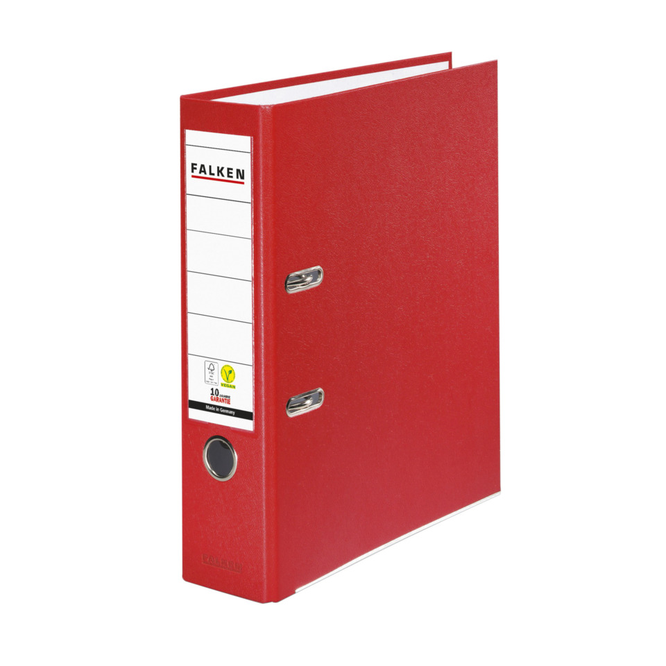 Ordner, Ringbuch, Klemmschnitte, Rot, Aktenordner, Ordner, Binders, rot, A4, Kunststoff