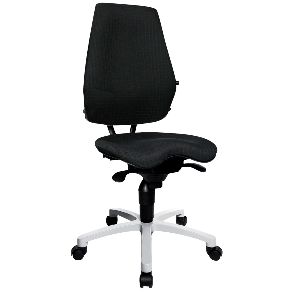 bürostuhl, schwarz, rollenbasis, höhenverstellbar, kunststoffbasis