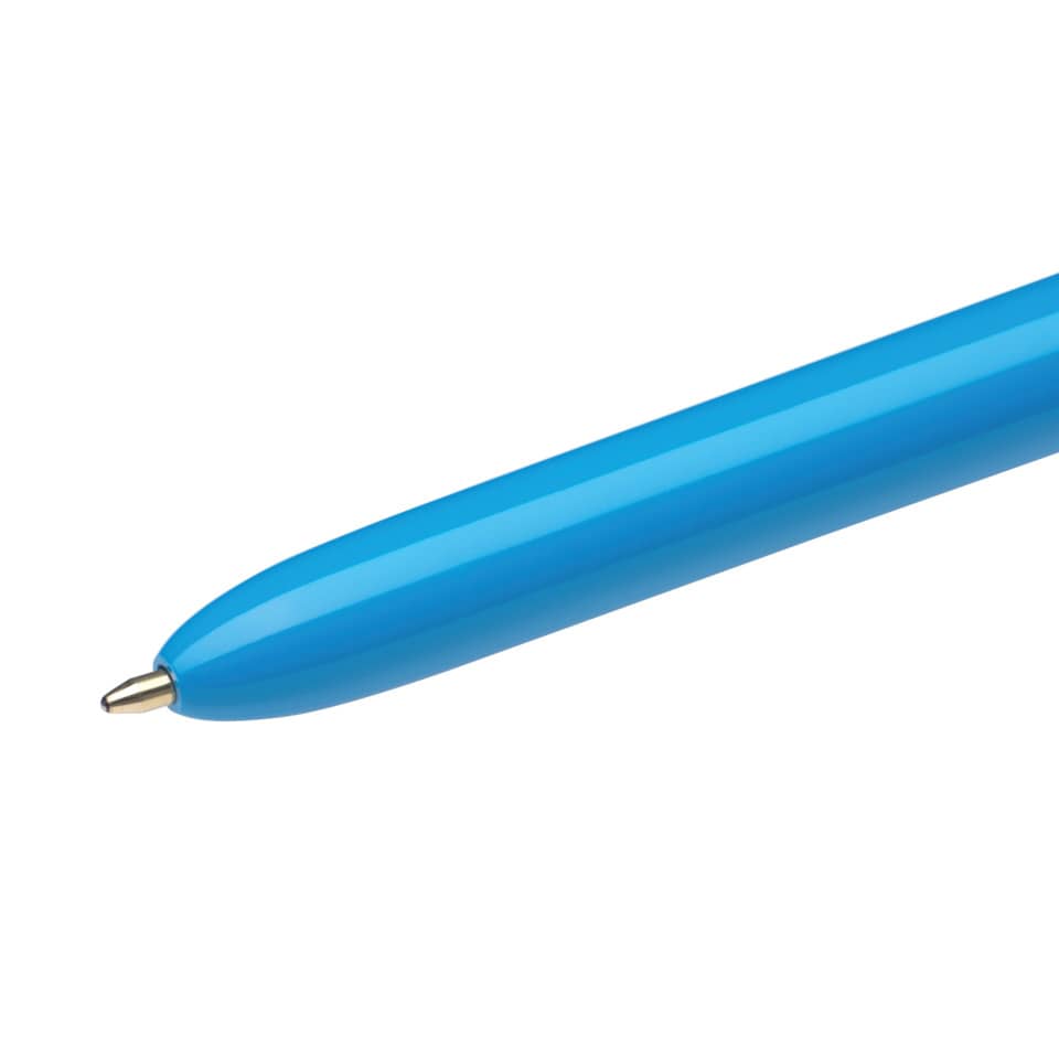 Kugelschreiber, Kugelstift, Blau, Metallspitze, Glatt