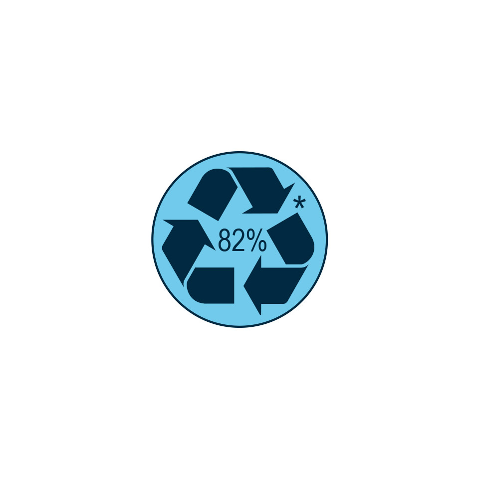 Recycling, Kreislauf, 82%, Symbol, Piktogramm