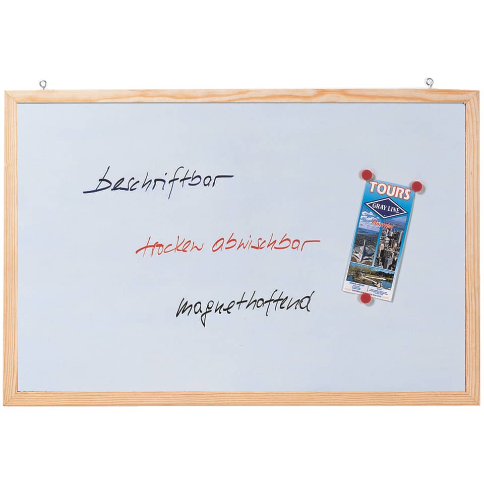 whiteboard, holzrahmen, magnetisch, marker, poster clip