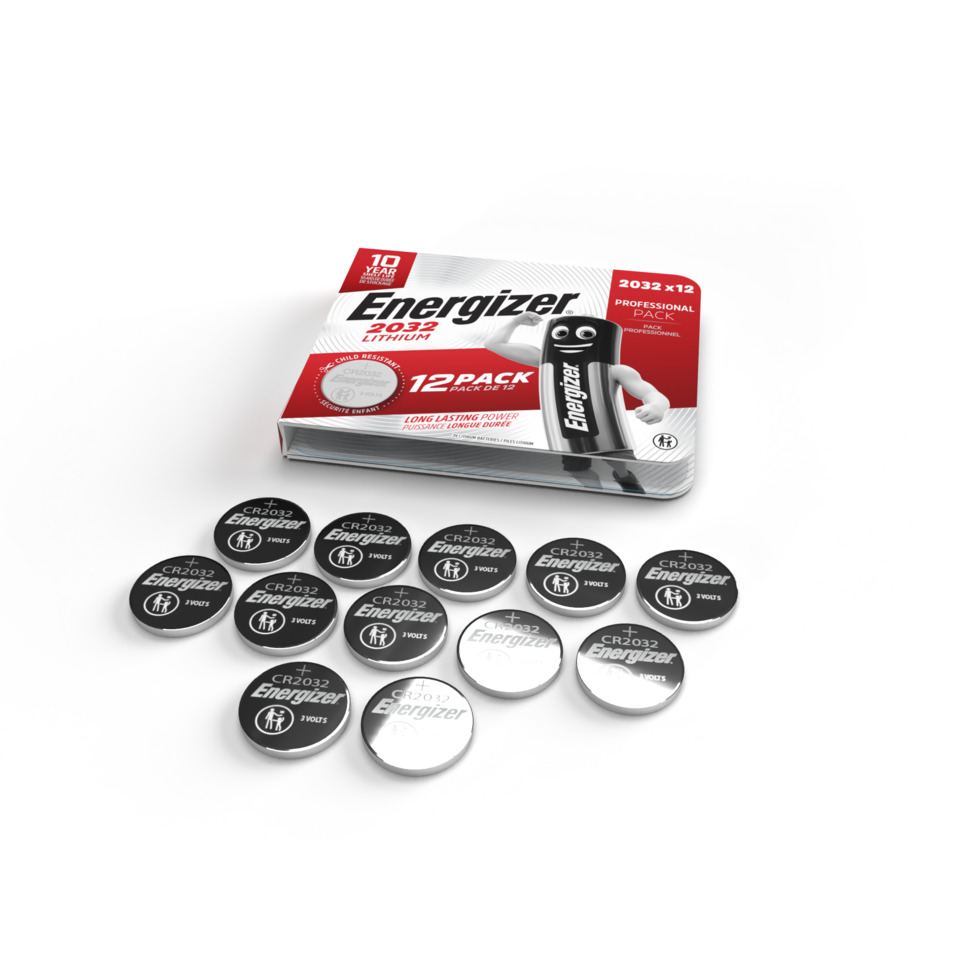 Energizer, CR2032, Batterien, Lithium, Knopfzellen