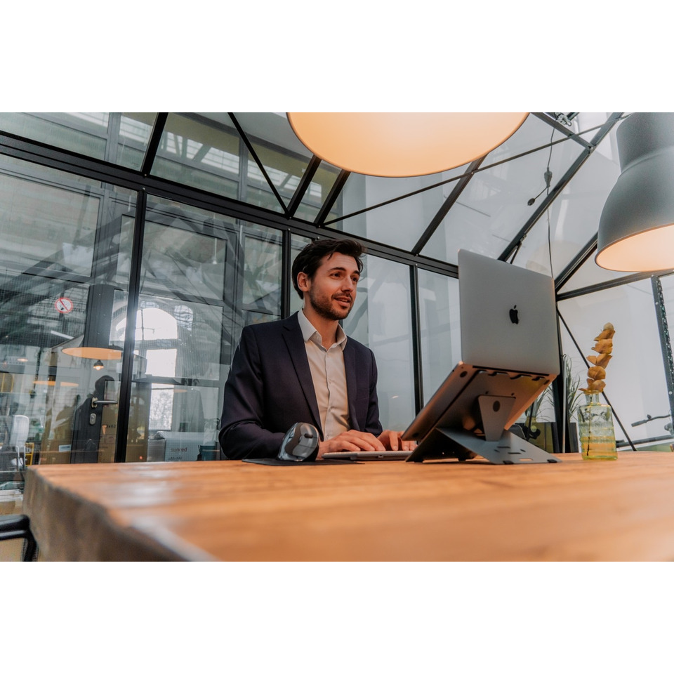 Businessman, Desktop, Computer, Office, Workspace