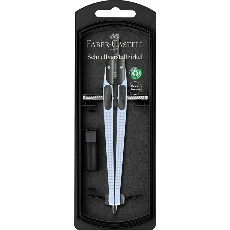 Schnellverstellzirkel Grip sortiert  im Display FABER CASTELL 574475