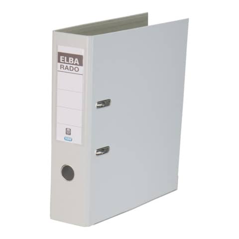 Ordner rado plast, A4, 80mm, grau ELBA 100022629
