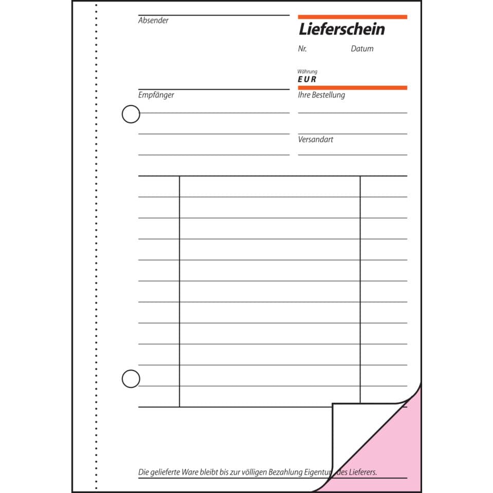 Lieferschein, Dokument, Formular, Klemmbuch, Notizblock
