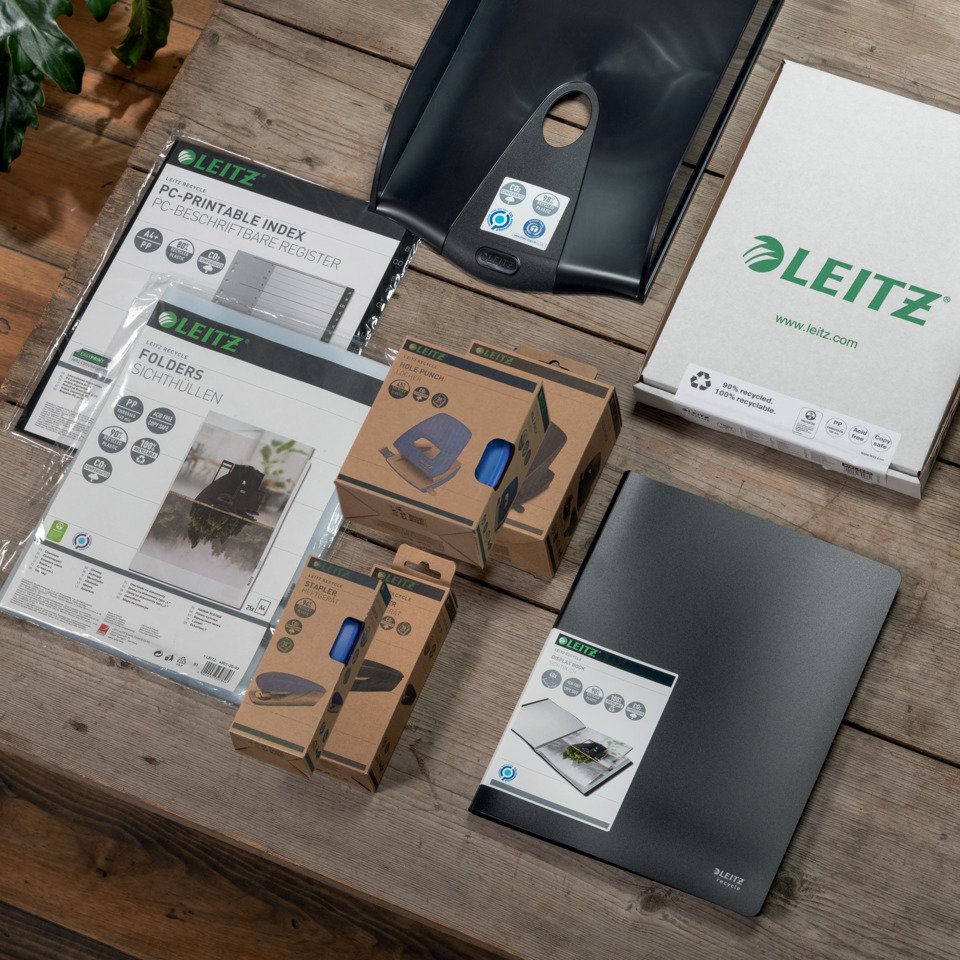 Locher, Stanzer, Rohlinge, Recycle, DruckerLocher, Leitz, Box, A4, Ordner, Zubehör