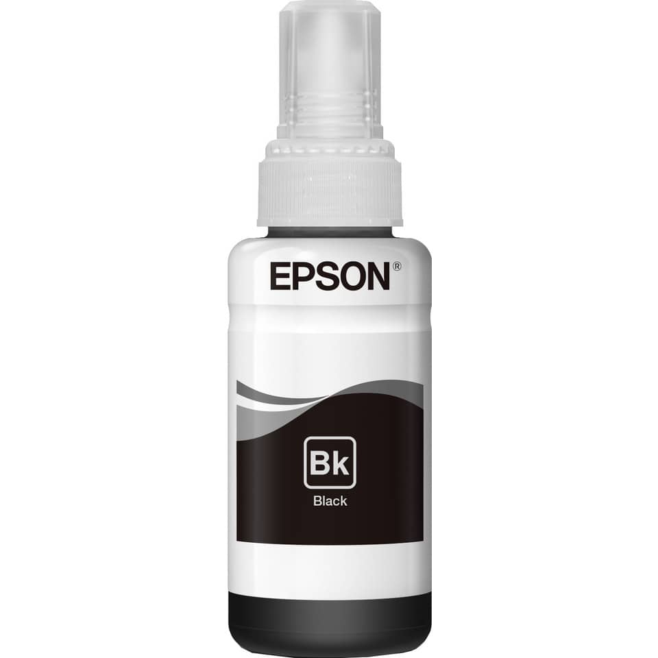 Tintenbehälter, Tintenflasche, Epson, Schwarz, Pigmenttinte