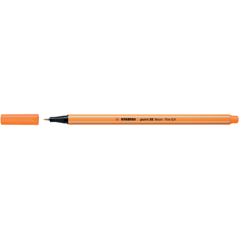 Markerstift, Fineliner, Orange, Geltstift, Neonorange