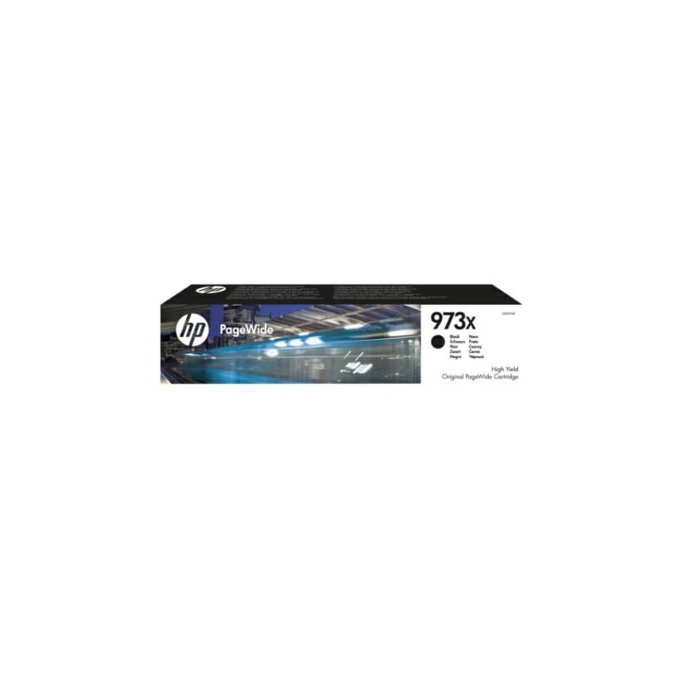Druckerpatrone, HP PageWide, 973x, schwarze Patrone, hohe Ausbeute