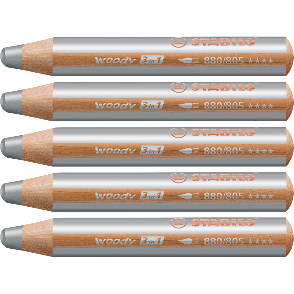 Bleistift, Holz, Holzbleistifte, Dreikant, Stabilo 3in1