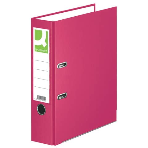 Ordner, A4, 80mm, PP, pink Q-CONNECT KF18726