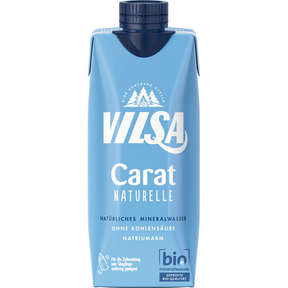 Mineralwasser, Naturprodukte, Flasche 1L, Kohlenstoffarm?, Bio-Qualität