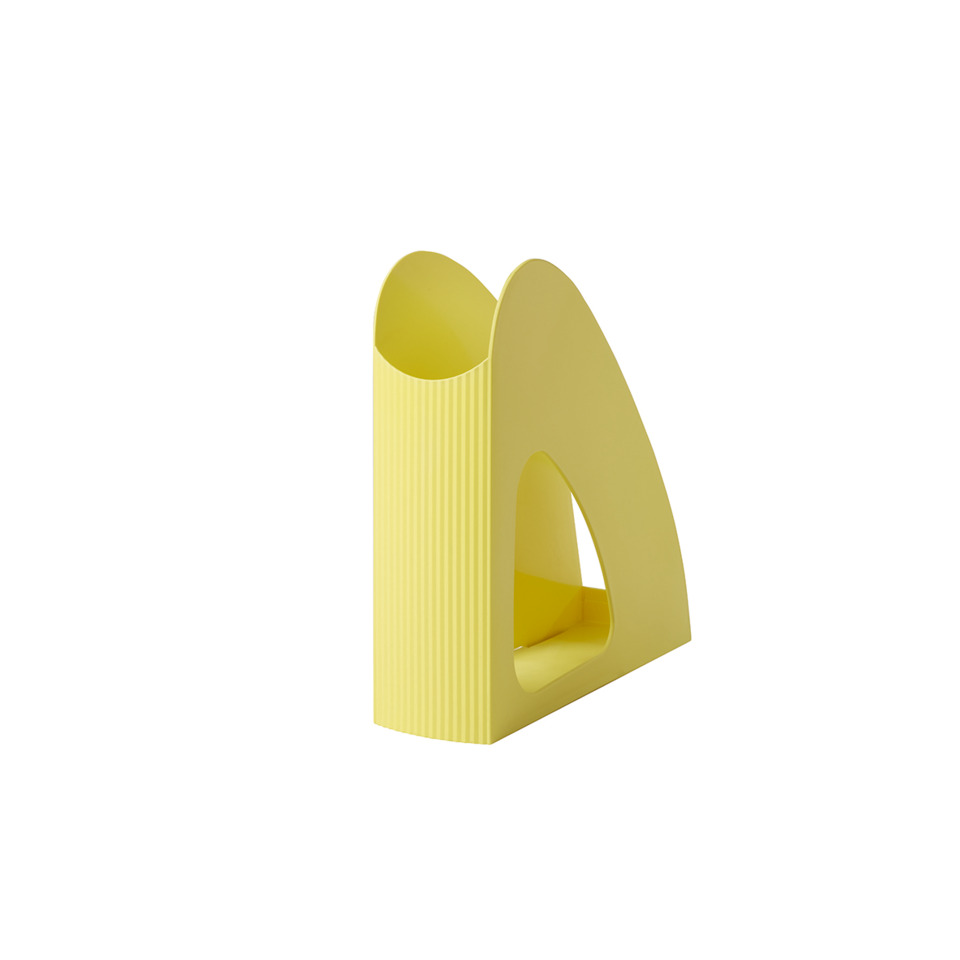 Schreibtisch-Organizer, Gelb, Kunststoff, Rundbogen-Design, Loch-/Aussparungsdesign