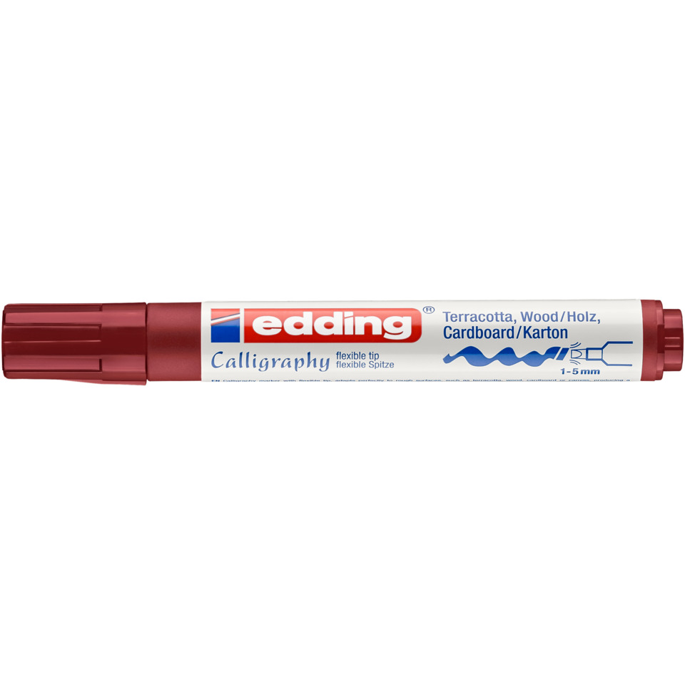 Marker, Calligraphy, Rote Kappe, Filzstift, Terracotta