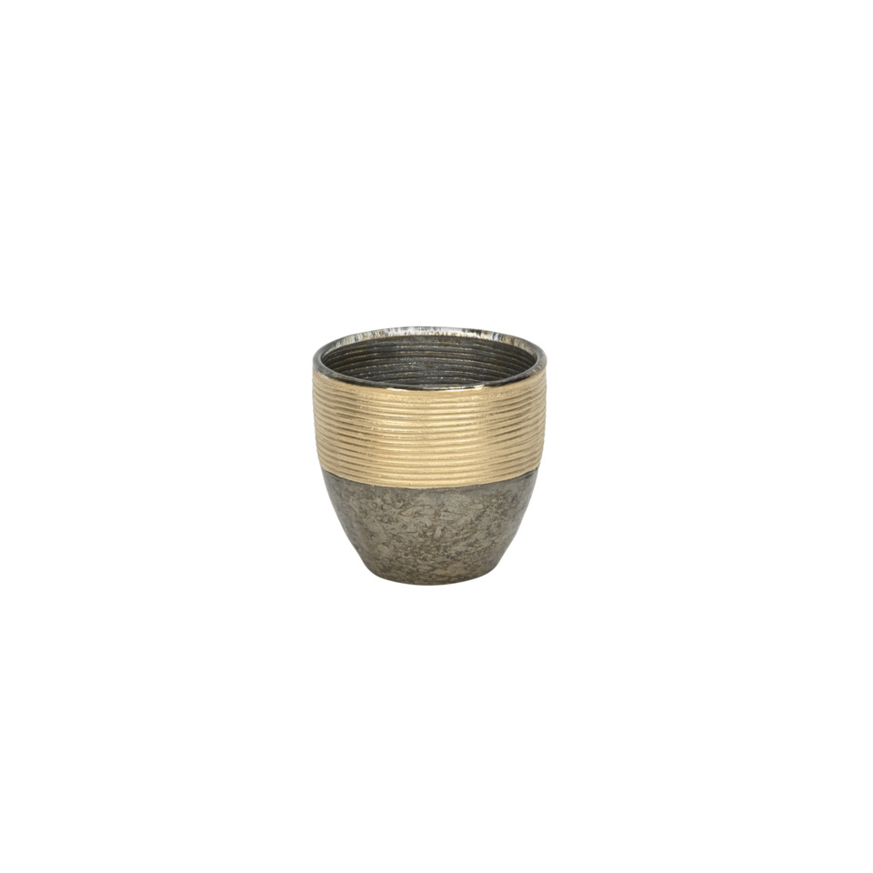 Tasse, Becher, Keramik, Glasur, Ringelstruktur