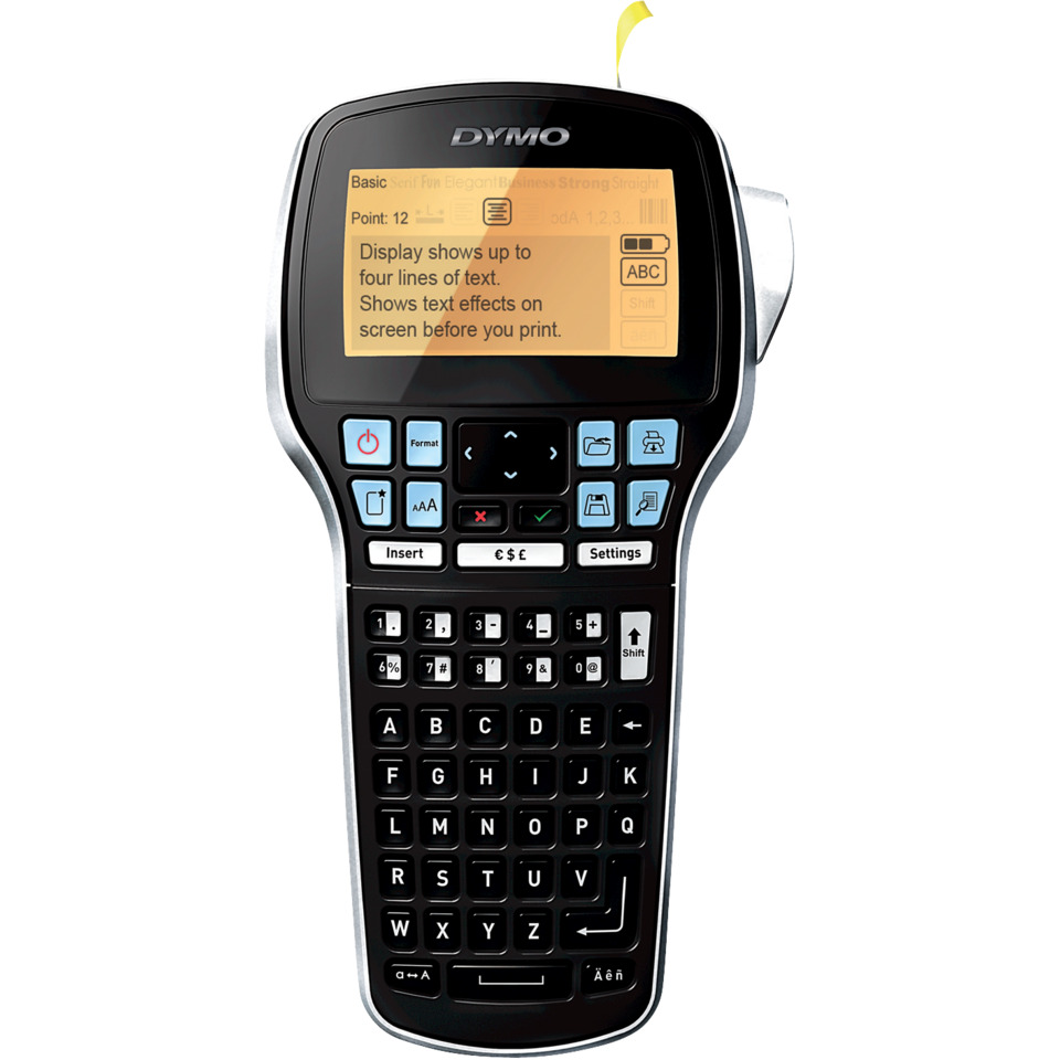 Dymo-Gerät, Etikettendrucker, Tragbares Scangerät, QWERTY-Tastatur, Elektronisches Handgerät