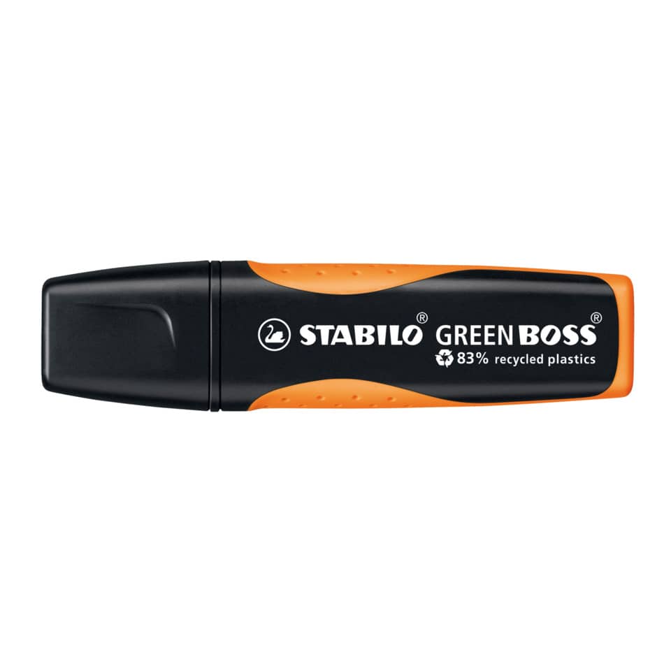 Korrekturmarker, Whiteboardmarker, Stabilo, Schwarz, Orange