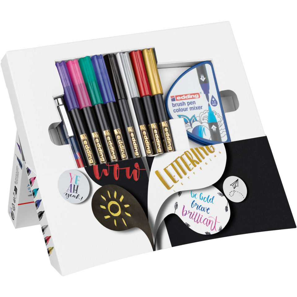 Filzstifte, Markerset, Kunstset, Farbmarker, Buntstifte