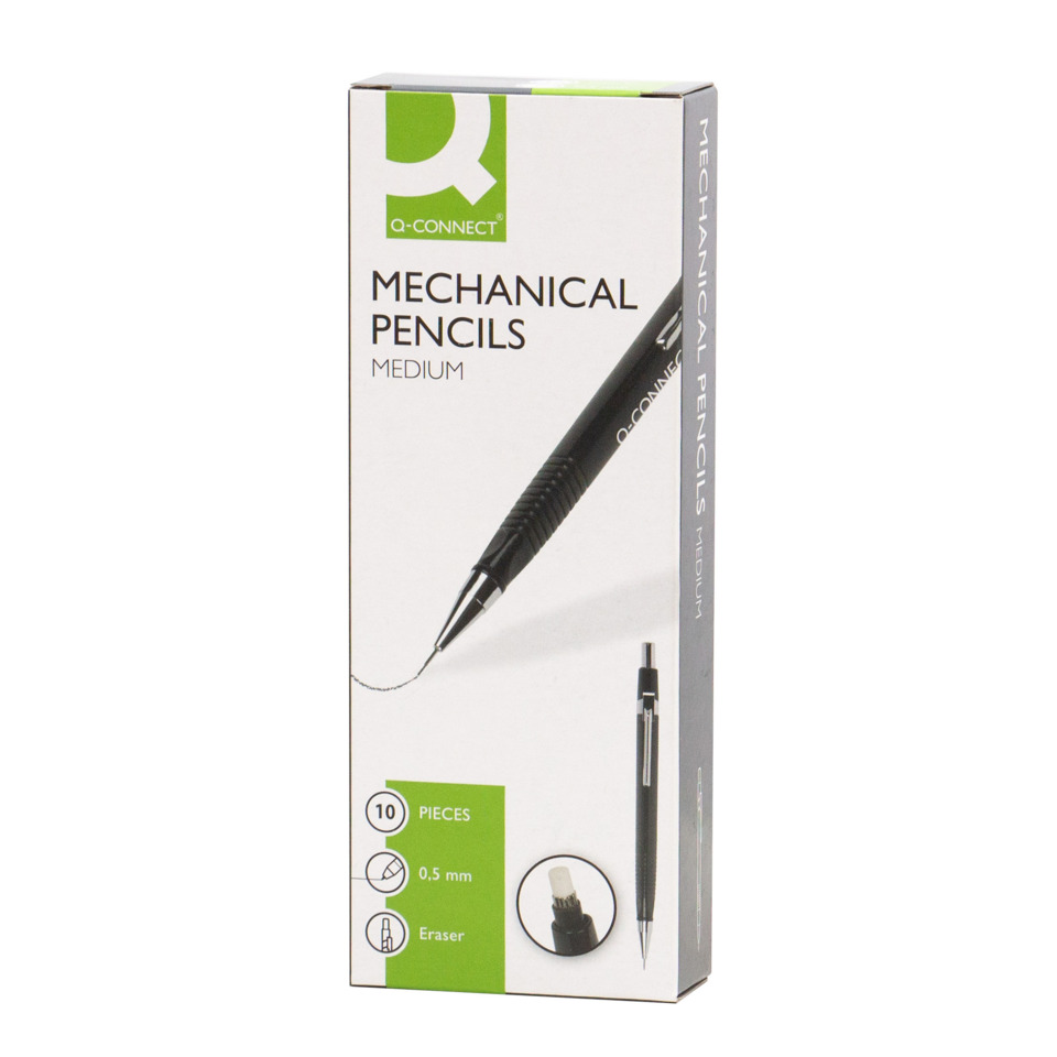 mechanische Bleistift, mittel, minenbreite 0,5 mm, radiergummi, 10 Stück