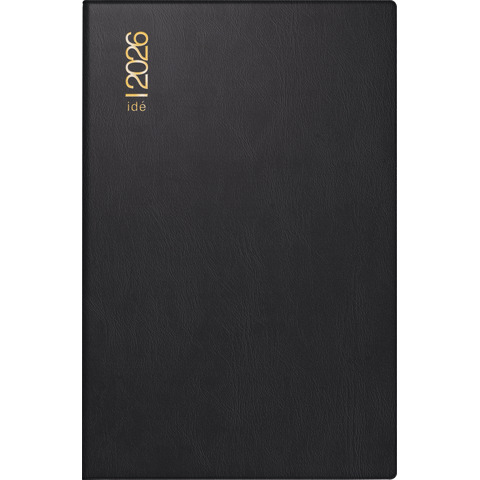 Taschenkalender perfect/Technik I 2026, 10 x 14 cm, 1W/2S, Kunststoff, schwarz RIDO 70-15 202 906