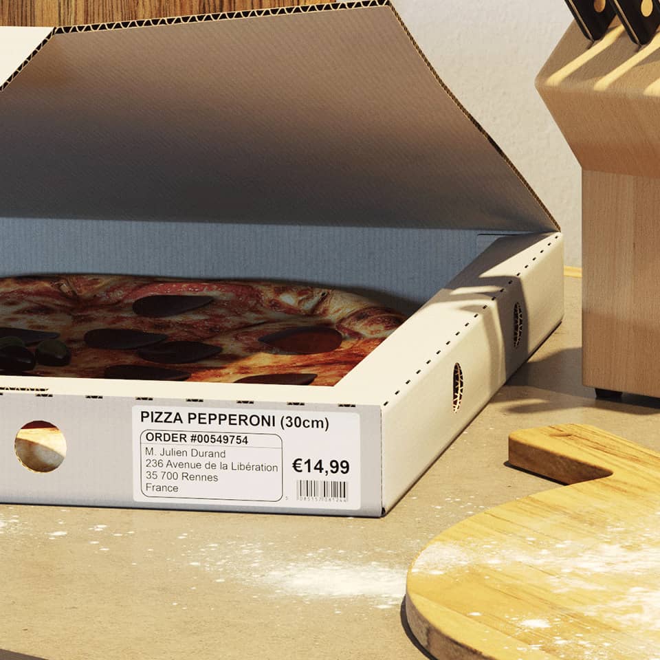 Essen, Pizza, Kiste