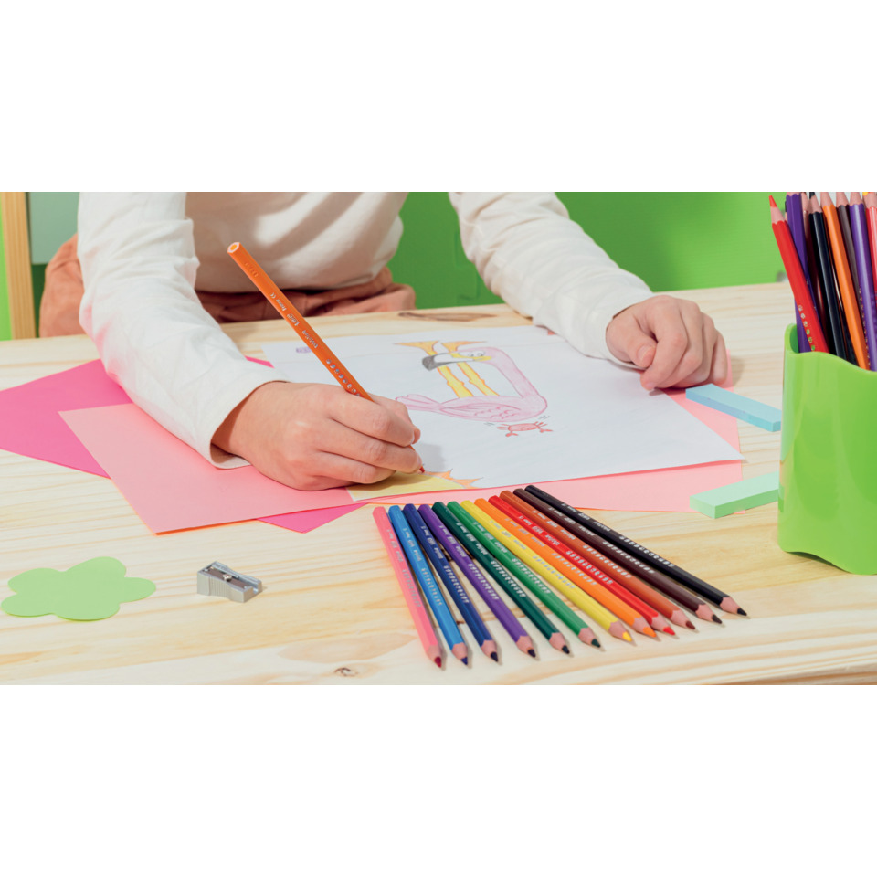 Bleistift, Buntstifte, Kinderzeichnung, Schreibtisch, Kunstbedarf