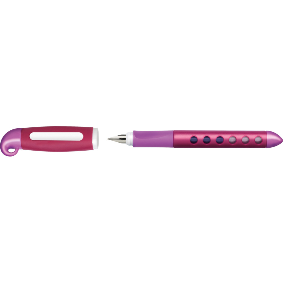 Kunststoffstift, Kugelschreiber, Farbton Pink, Multifunktion, Lackierte Oberfläche