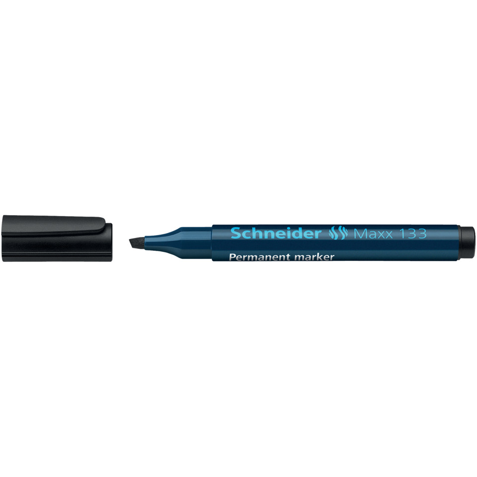 Permanentmarker, Filzstift, Feinspitze, Blau, Schneider Maxx 133