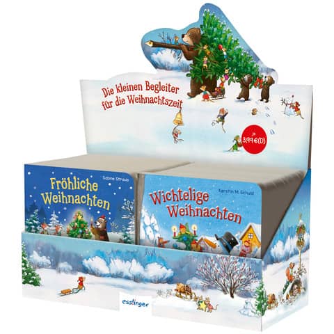 Weihnachtsbuch Wimmelbox, 2Titel ESSLINGER 500486 Weihnachtsbuch Wimmelbox, 2Titel ESSLINGER 500486