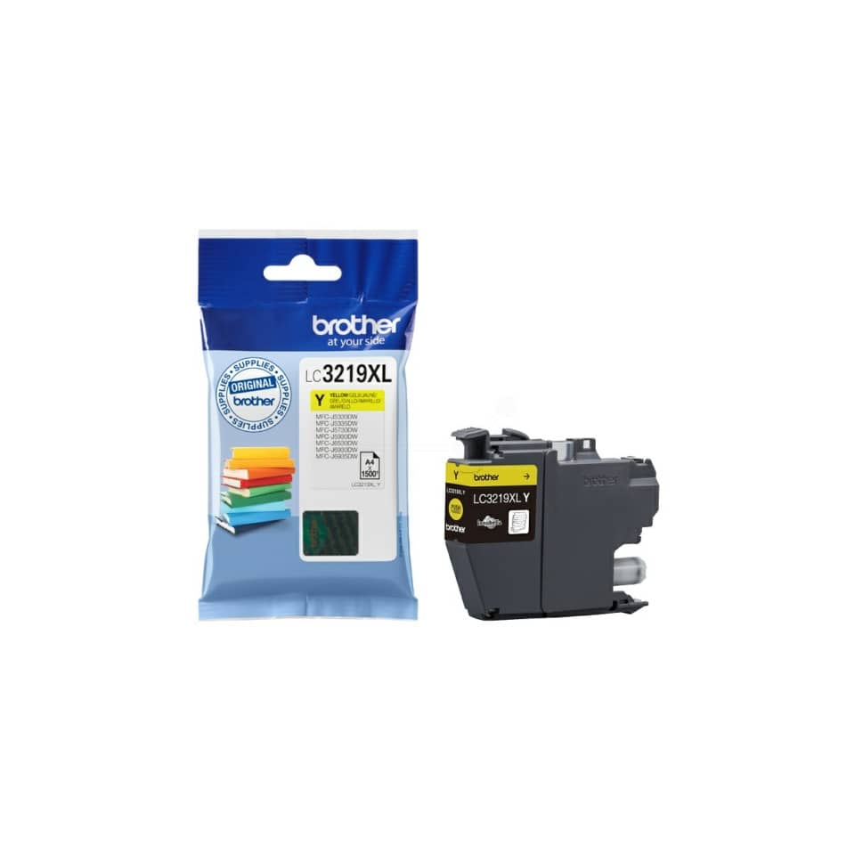 Tintenpatrone, LC3219XL, XL-Tintenpatrone, Brother Tintenpatrone, Gelb-Tinte