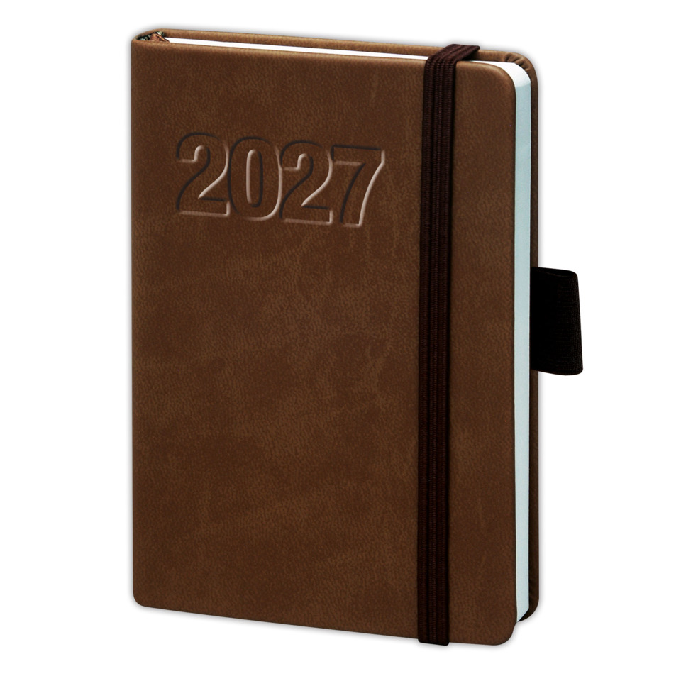 leder, Kalender, Jahrplaner, braun, Notizbuch