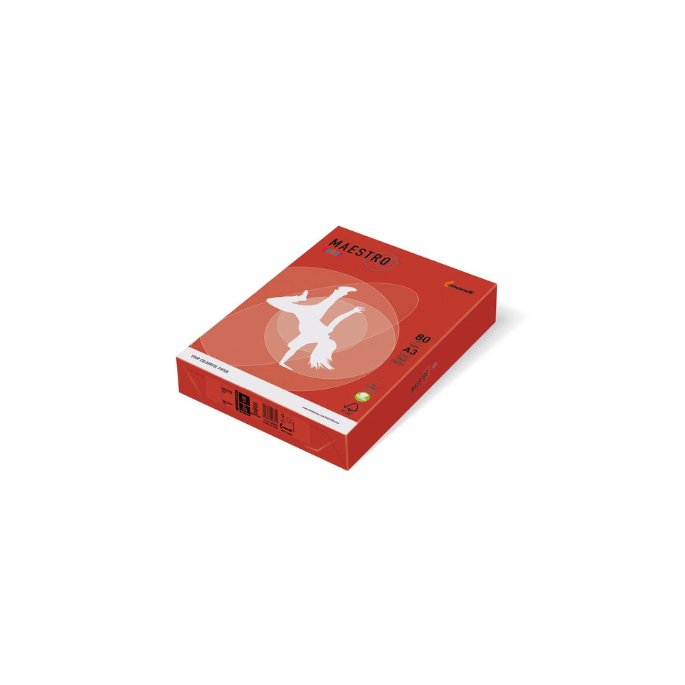 Schneidpapier, Kopier-/Binderpapier, A3, 80 Blatt, Rotes Design