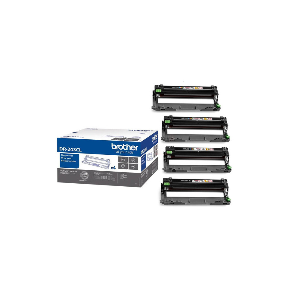 Druckerpatronen, Toner-Patronen, DR-243CL, Brother-Kompatibel, Kassettenträger