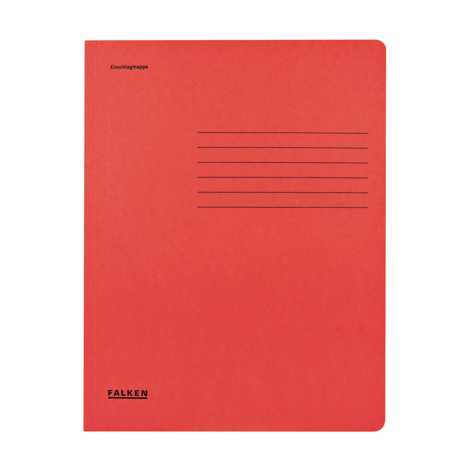 Notizbuch, Schnellhefter, Kartenhülle?, Liniert, Rotes Cover