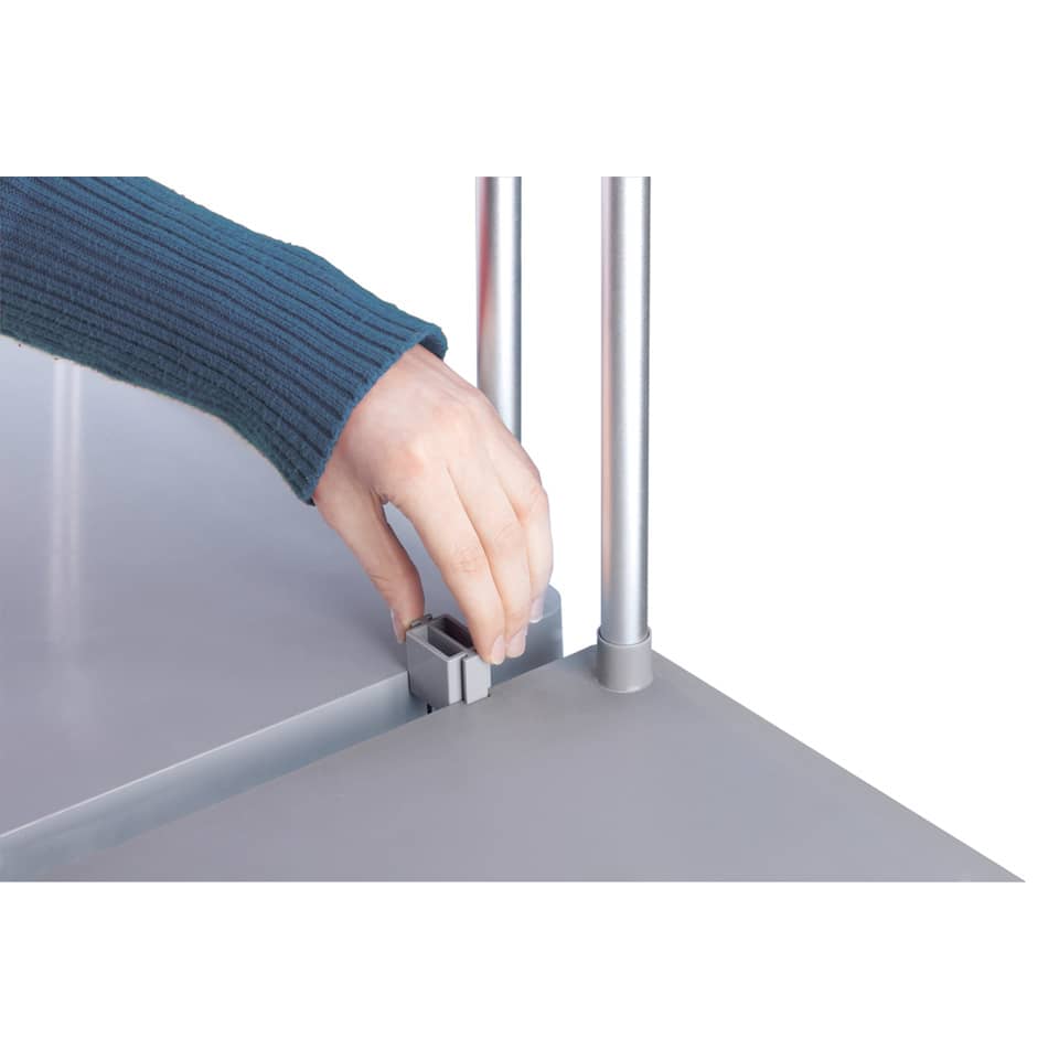 Ecke Klemme, verstellbare Beine, Metallstange, Montage Hardware, Schrankhalterung