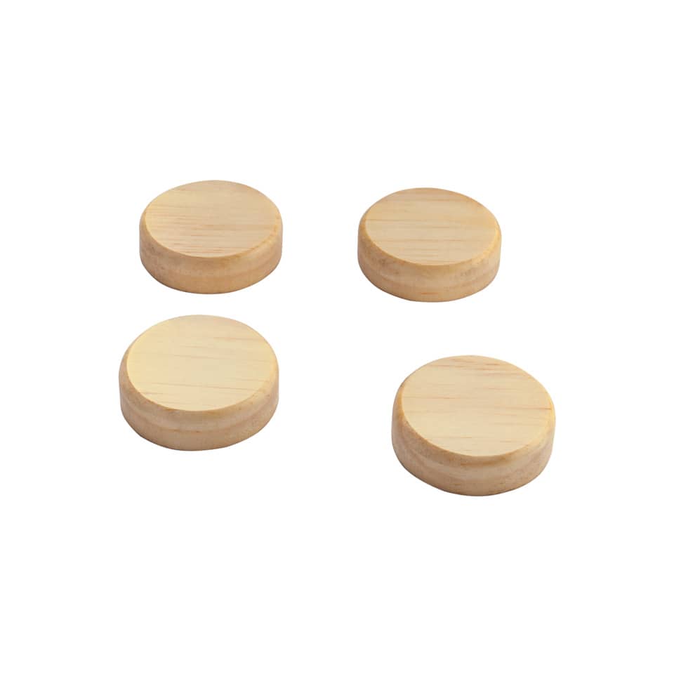 Holzscheiben, Holzuntersetzer, Runde Holzstücke, Brettchen, Küchenzubehör