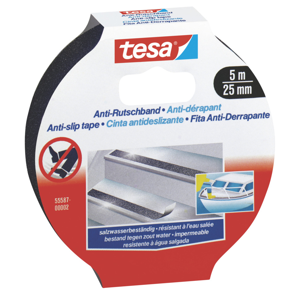 Anti-slip tape, Tape, Wetterfest, Bootsanhänger, 5 m, 25 mm