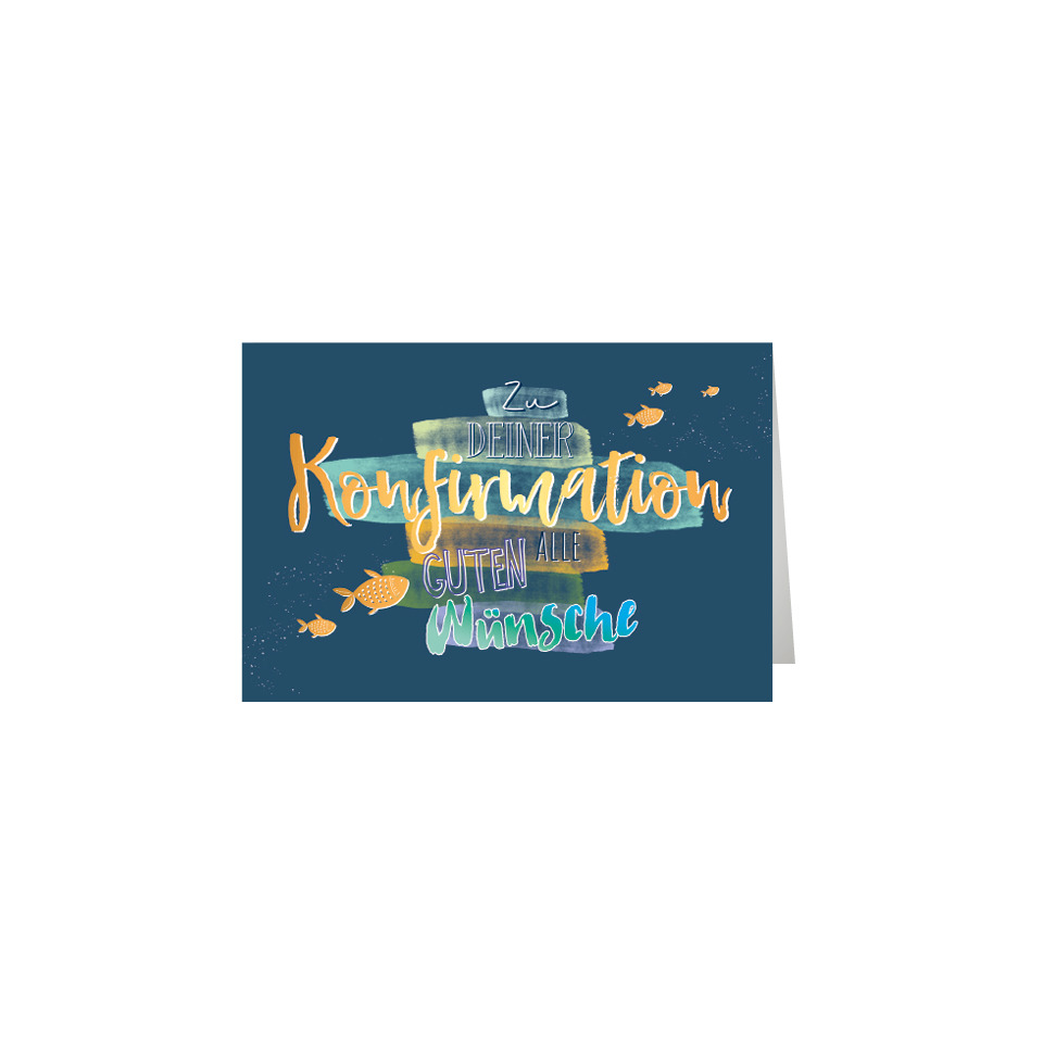 Grußkarte, Konfirmation, Grußkartenmotiv, Feiertagskarte, Kartenmotiv
