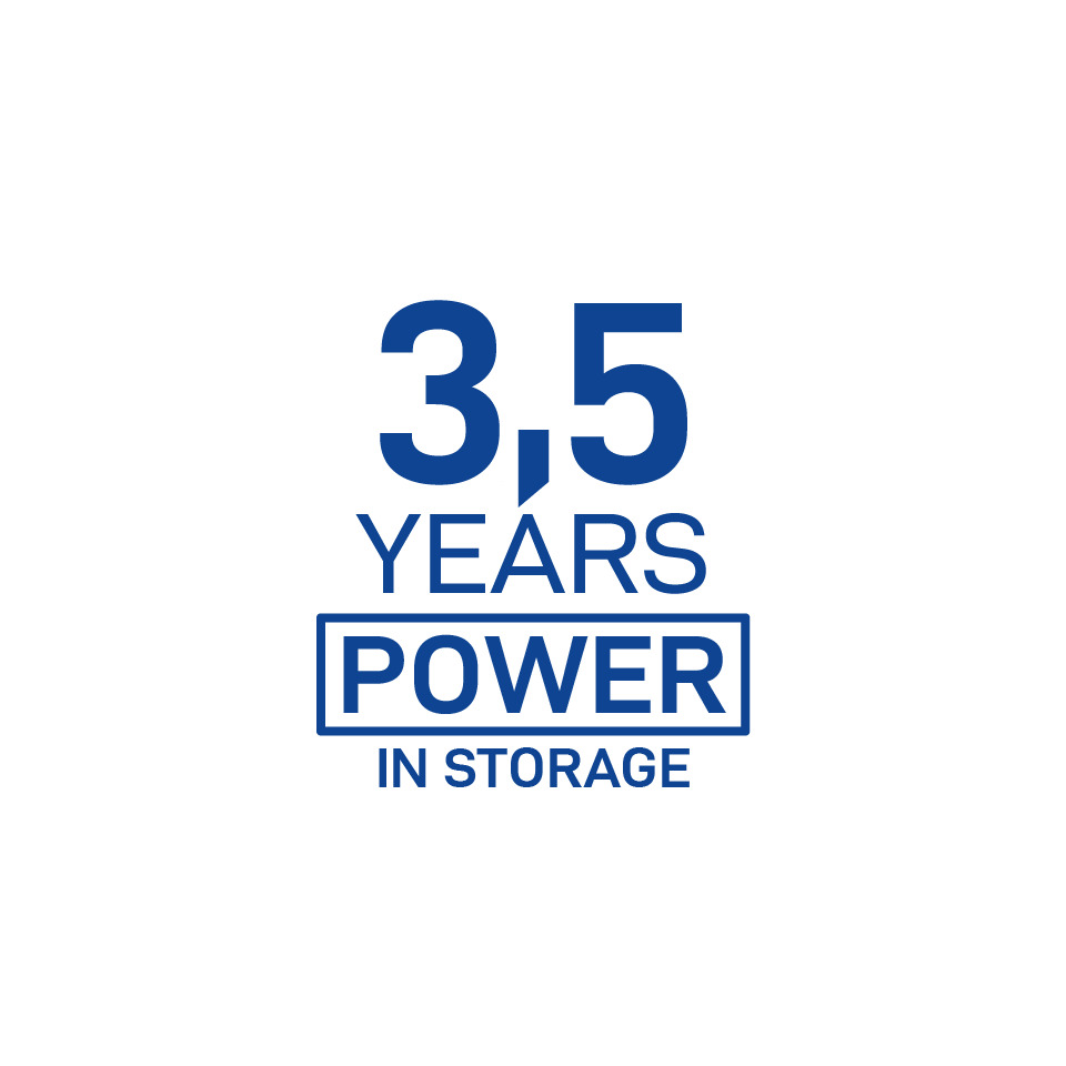 3,5, POWER, IN STORAGE, YEARS, LABEL