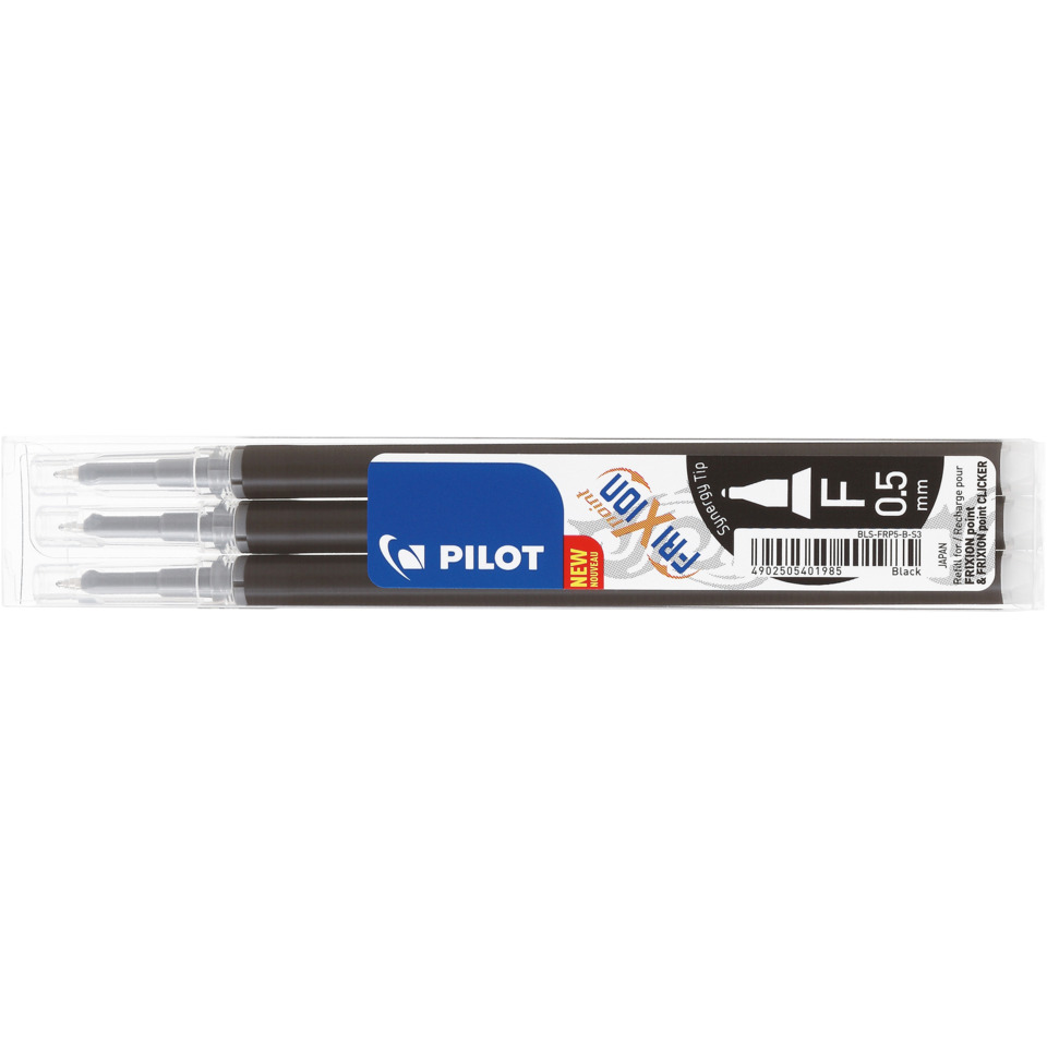 ballpoint, Kugelschreiber, 3er-Set, schwarz, nachfüllbar