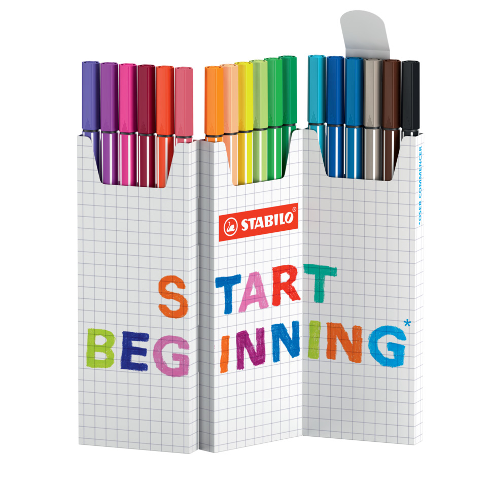 Marker-Set, Farbmarker, Colorierte Stifte, Stabilo, Bunte Marker