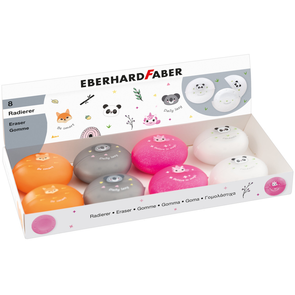 Radierer, Gummi, Kohlenradierer, Eraser, Motiv Panda