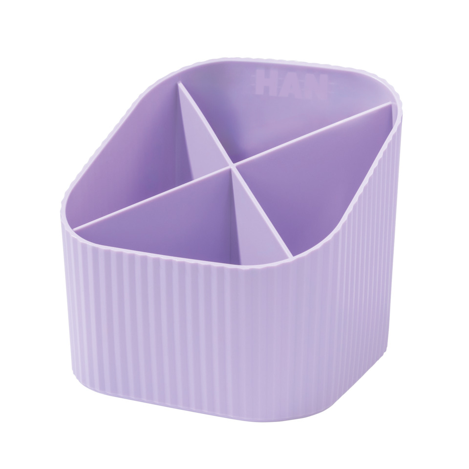 organizer, desk organizer, dividers, lavender, plastic