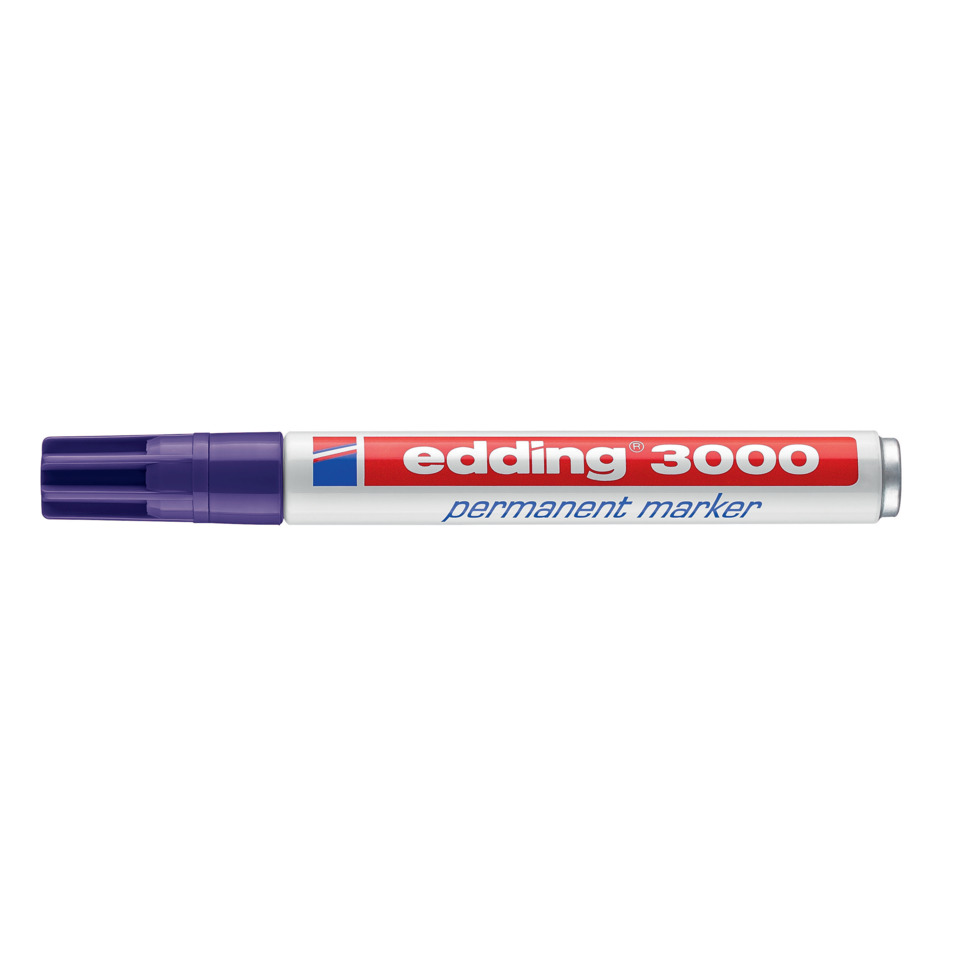 Permanentmarker, Markerstift, Purple Cap, Weißer Körper, Klartext: Marker