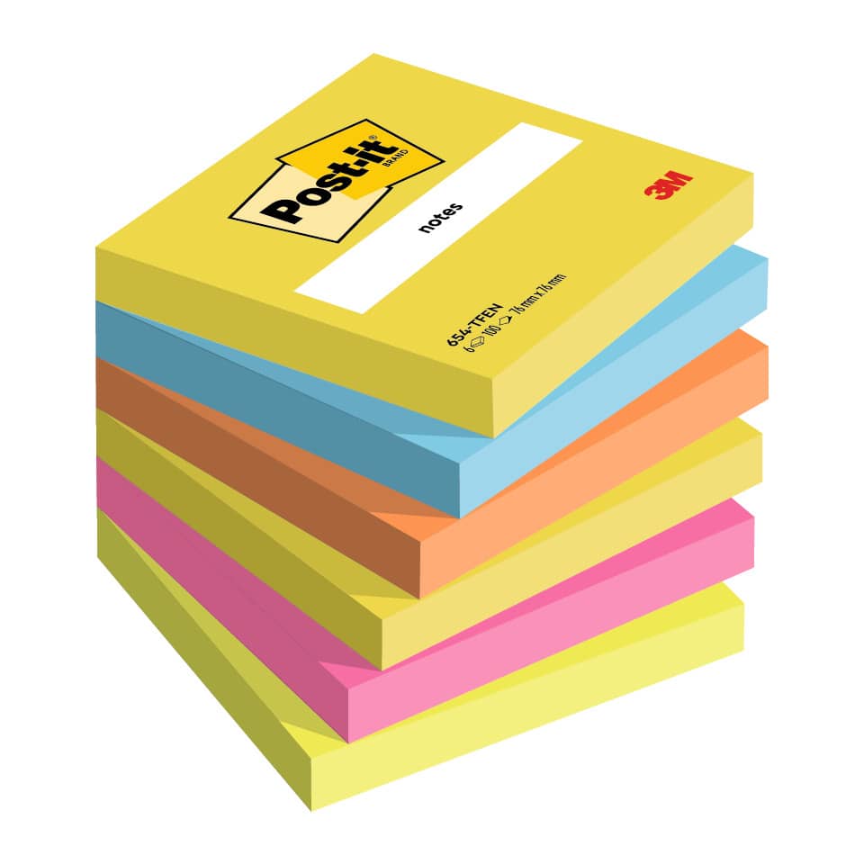 Post-it Notizen, Notizpapier, bunte Notizen, Haftnotizen, Papiernotizen